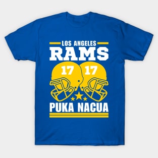 Los Angeles Rams Nacua 17 American Football Retro T-Shirt